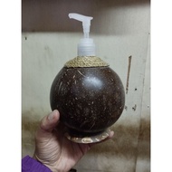 KAYU Liquid Soap Dispenser/Shell Soap Holder/Wood Soap Holder/ Shampoo Holder/Coconut Soap Holder