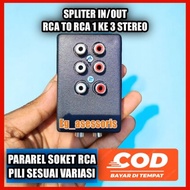 Pararel RCA/Splitter Audio RCA/ Select According to Your Needs
