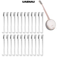 UAENAU ​24pcs ​Banjo Hooks​, ​Instrument Stand Hooks​ Silver ​Banjo Hook Set, Convenient Metal Repla