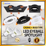 [SIRIM] LED Eyeball Light GU10 MR16 Spotlight Bulb Ceiling Lighting Spot Eye Ball Black White Casing