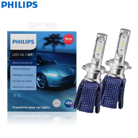 Philips Ultinon Essential LED Light H7 6000K 12V LED +100% Bright Auto Headlight HL Beam ThermalCool