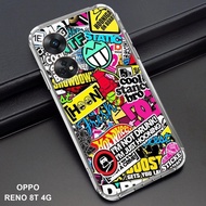 Case OPPO RENO 8T 4G - Casing OPPO RENO 8T 4G - ( GRAFFTY ) - Case Hp