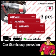 AdPower Large 3pcs - Patented Performance Sticker for Air Cleaner Box - Static Suppression Sheet - I