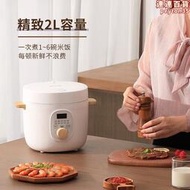 aale小型迷你電子鍋2-3人家用多功能2l升智能電飯鍋煮飯煲湯粥