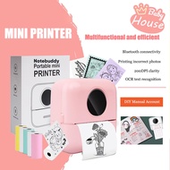 Mini Portable Thermal Printer Photo Printer Wireless Android IOS Phone Picture Pocket Printer Labels Sticker Gift