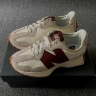 New Balance 327 酒紅色慢跑鞋 男女同款 全新正貨