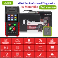 JDiag M200 Pro Motorcycle Motor Diagnostic Scanner for Honda ECU Remap Universal Motor Scanner Batte