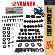 LC135 V2 V3 V4 V5 V6 V7 LC 135 BODY COVER SCREW SKRU SKREW CAVER SET COMPLETE FULL COVERSET