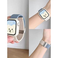 apple adapter apple watch series 10 strap Apple Nylon Stretch Metal Braided Niche apple