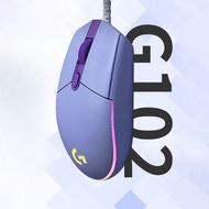 G102 Wired Symmetrical Mouse 79g Lightweight High-Speed Responsive Sensor Anti-Slip Textured Grip Er