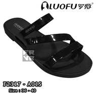 Luofu Sendal Flat Slip On Variasi Mulltiwarna F2317-A01S