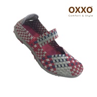 OXXO รองเท้าผ้าใบ ยางยืด เพื่อสุขภาพ รองเท้าผ้าใบผญ รองเท้า แฟชั่น ญ รองเท้าผ้าใบใส่ทำงาน Elastic shoes น้ำหนักเบา 2A7017