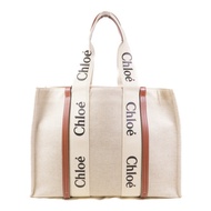 Chloe 帆布Woody Large手挽袋