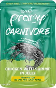 [12 ซอง] Pramy Carnivore พรามี่ คาร์นิวอร์ อาหารแมว โปรตีนสูงเนื้อสัตว์เน้นๆ มีให้เลือก 10 สูตรทั้ง 