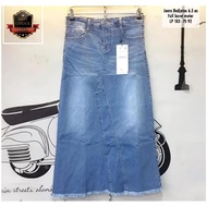 RAWIS JEANS SKIRT JEANS SKIRT /Wanita JEANS SKIRT /POLOS / LONG JEANS SKIRT LATEST/ JEANS SKIRT / JE