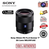Sony 55mm FE F1.8 Sonnar T*  ZA Lens SEL55F18Z ( 1 Year Warranty )