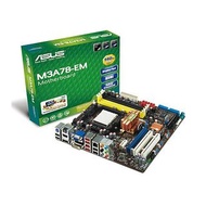 ASUS M3A78-EM 主機板 + AMD x4 645  am3 CPU + DDR2 2GB*2