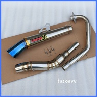 ∢ ∦ ∥ Daeng sai4 Conical Exhaust pipe for Tmx 125/155 Tmx 150 Euro DL 150rusi/Skygo 125/150/175 Rai