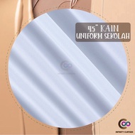 45'' Kain Uniform Sekolah Heavy Peach Koshibo Brand Fuji (Width 45” Heavy Koshibo Textile For School