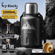 Thermos Cold Hot Large Capacity Water Bottle 2000ml