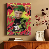 RDRT Pop Singer Yung Lean Frost God Poster Typography Geometric Artwork Motivational Quote Art Water