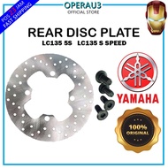 Disc Rear Yamaha LC135 5S / LC135 S SPEED REAR DISC (Y15 modify rim Y125) 190MM GARRIS WITH DISC SCREW YAMAHA