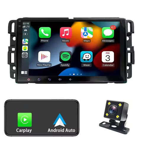 Android car radio for GMC Yukon Denali Avalanche stereo screen Carplay Bluetooth GPS Navigation FM r