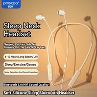 Polvcdg-D20 Wireless Bluetooth Sleep Earphones For In Ear Side Sleep Hanging Neck Running Sports Ear