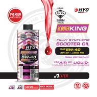 [HYO MOTO] SCOOTER KING Dual Ester Fully Synthetic SAE 5W40 - 4T Scooter Engine Oil (1 Litre)
