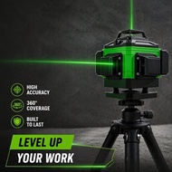 Green Laser Level 2 Line 12 Line Auto Level Rechargeable High Precision Construction Tool