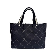 CHANEL 格菱帆布包