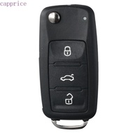 CAPPRICE Key Shell, Black Plastic Key Fob, Key Fob Cover Key Fob Shell for VW