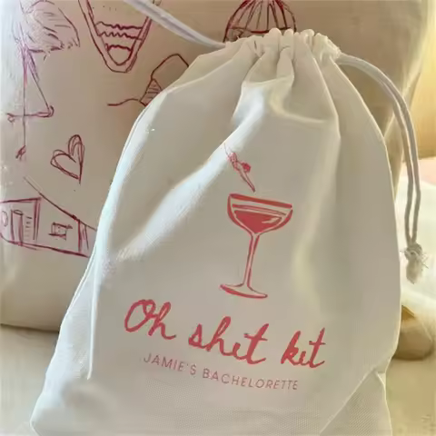 25 Pcs Oh Shit Kit - Vintage Inspired Oh Shit Kit - Personalized Party Favor - Hangover Kit - Bachel
