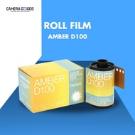 Amber D100 100 ISO Color Negative Daylight Movie Film (35mm Roll Film, 27 Express)