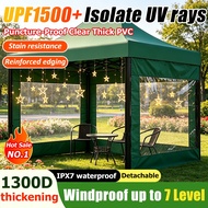 【Malaysia Spot】canopy side wall transparent 6x6 6x10 10x10 10x15 10x20FT canvas wall canopy khemah t