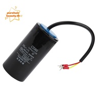 PUREHAIRBEAUTY Motor Start Capacitor, 300uf 50x100mm CD60 Start Capacitor, Durable 450V Pump Motor C