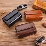 Leather Camera Bag For Sony ZV1 RX100, Canon G5X G7X Small Camera