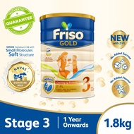 Friso Gold 3 Growing Up Milk 2-FL 1.8kg for Toddler 1+ years