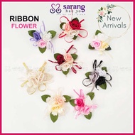 Flower ribbon Goodies flower Bunga kecik Bunga SatinRibbon Hiasan Doorgift Hantaran Bunga Riben Keci