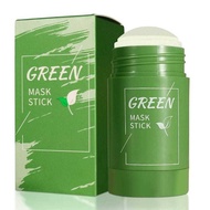 Green Mask Stick MEIDIAN / Green Tea Mask Cleansing Clay Stick Masker