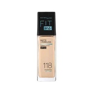 Maybelline 美寶蓮 New York Fit Me 霧光控油零毛孔啞緻粉底液 SPF22- # #118 Light Beige 30ml