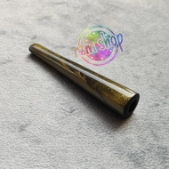 pipa rokok once cangklong ukir dayak motif gading coklat