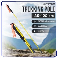 TaffSPORT Folding Hiking Stick Trekking Pole Aluminum 7075 120cm - 7075