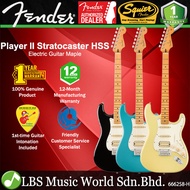 Fender Player II Stratocaster HSS Pickup Alder Body Electric Guitar with Maple Fingerboard