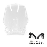 For Honda CB650R CB 650R 2024 2025 Windscreen Windshield Shield Screen with Bracket