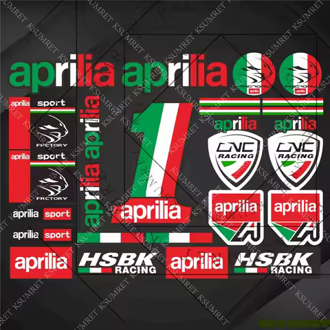 For Aprilia Stickers Motorcycle Sticker Decal Moto Helmet Kit