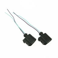 6E0973702 Penyambung Kabel Sensor ABS 2-Pin untuk Audi A4 Q3 VW Golf 6 7 Jetta Passat B6 Eos Octavia