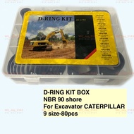 CATERPILLAR 4C-4784 D-RING KIT BOX NBR 90 SHORE 1P3700,1P3702,1P3703,1P3704,1P3705,1P3706,1P3707,1P3