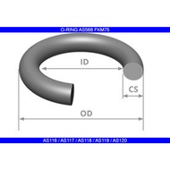 O-Ring AS568 CS 2.62MM FKM75 ( AS116 / AS117 / AS118 / AS119 / AS120 ) FKM 75 Shore Oring / Dash Num