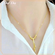 สร้อยทองเคแท้18k+จี้ 95.99% ขนส่งลูกปัดจี้เครื่องประดับแต่งงานผู้หญิง